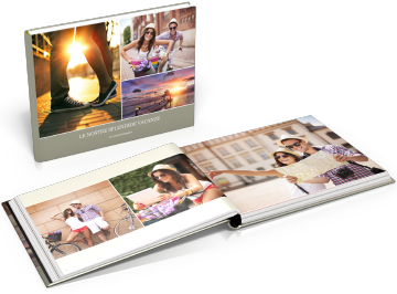 Photo books created with iPhoto and Foto.