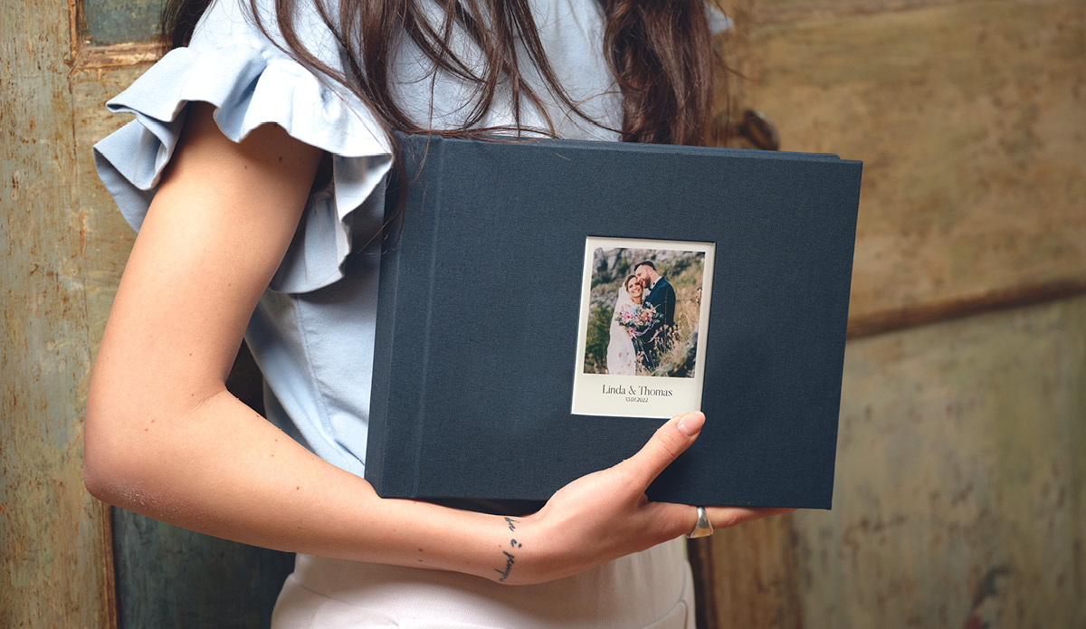 Serie Jolie | Album Fotografici matrimoniali con copertina in tessuto