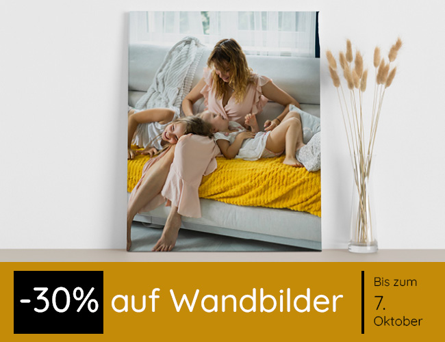 Wandbilder 30% Rabatt | IlFotoAlbum